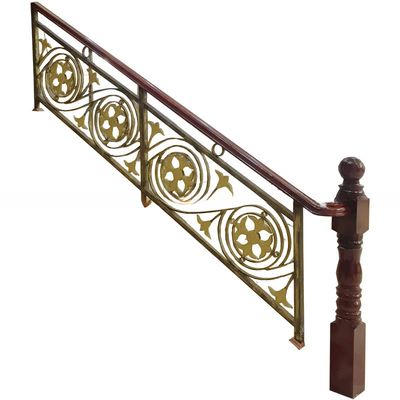 Painted Staircase Stainless Steel Handrail Outdoor Railing And Balustrade ODM