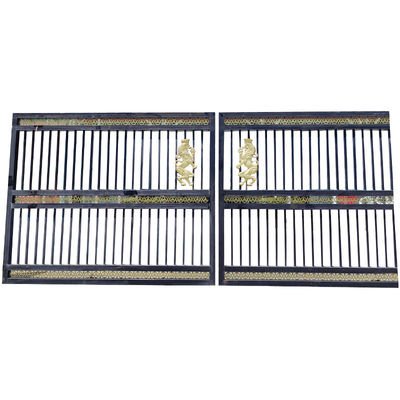 Modern Security Wrought Iron Gate Trellis Hot Dip Galvanized Steel For Front Porch