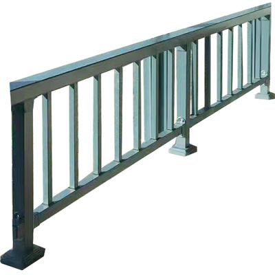 100mph Tempered Laminated Glass Balcony Railing Aluminium Balustrade For Apartments Hotel