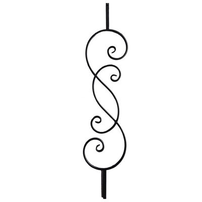 Forged Wrought Iron Railing Parts Flower Components Anti rust