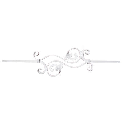 Solid Wrought Iron Gate Parts Balusters For Pedestrian Guardrail Construction