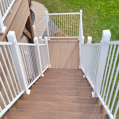 White Post Caps Cast Aluminium Piramide Recinzione Deck Outdoor
